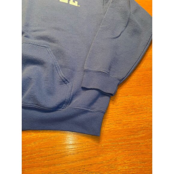 Seton Hall Blue Hoodie Sweatshirt Large Cotton Blend Unisex Pullover - Picture 3 of 3
